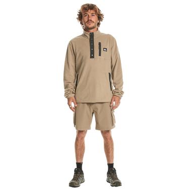  Quiksilver No Destination 2 Half Snap Erkek Bej Polar