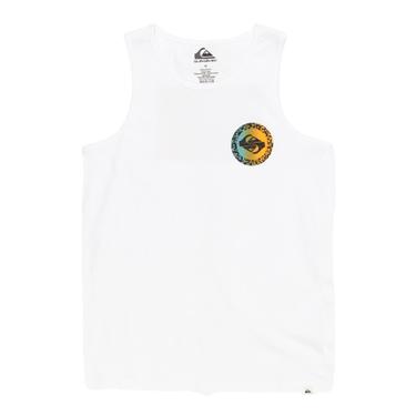 Quiksilver Long Fade Yth Tank Erkek Çocuk Beyaz Tişört