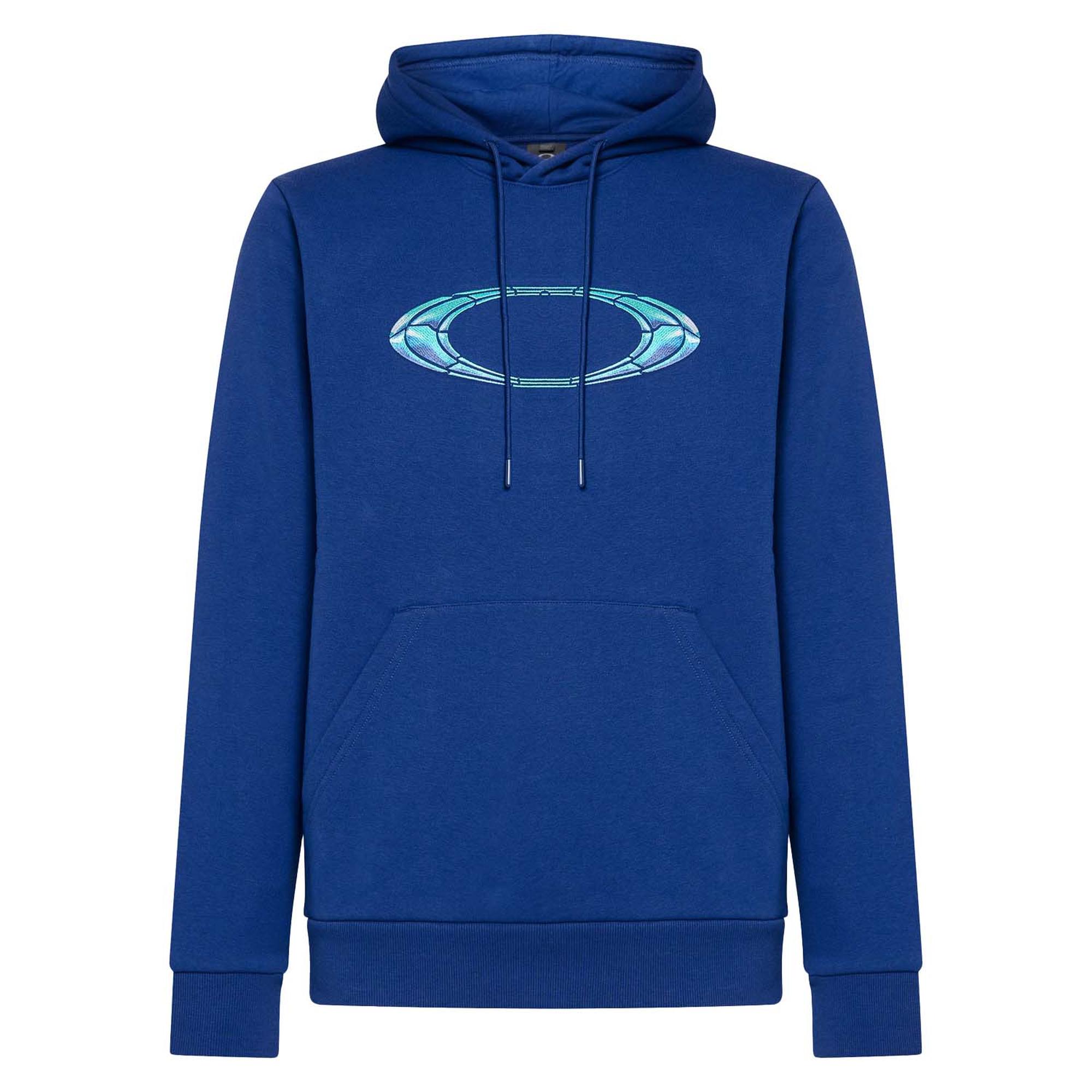 Oakley Mtl Liquid Ellipse Hoodie Erkek Mavi Sweatshirt