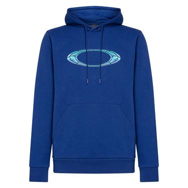  Oakley Mtl Liquid Ellipse Hoodie Erkek Mavi Sweatshirt