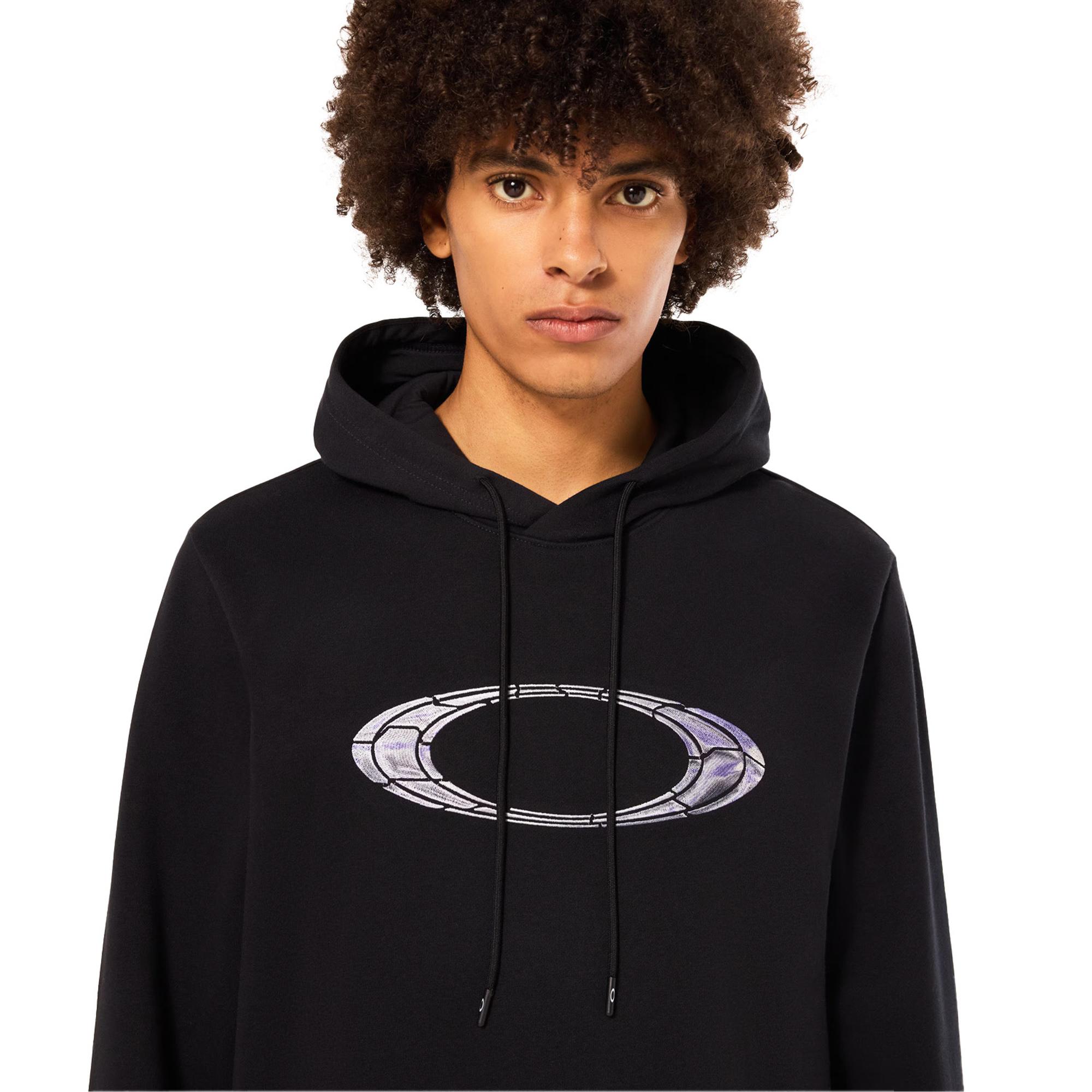 Oakley Mtl Liquid Ellipse Hoodie Erkek Siyah Sweatshirt