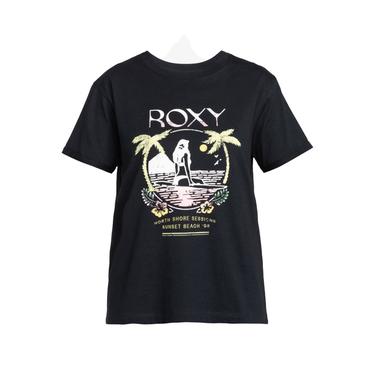  Roxy Summer Fun A Kadın Siyah Tişört