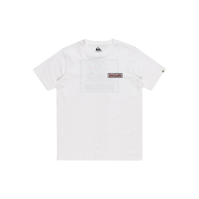  Quiksilver Marooned Youth Erkek Çocuk Beyaz Tişört