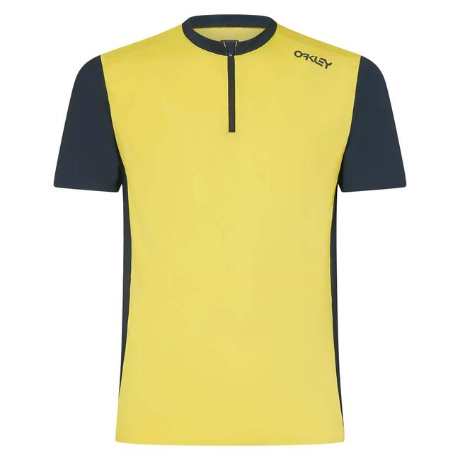  Oakley Point To Point 1/4 Zip Jersey Erkek Sarı Tişört