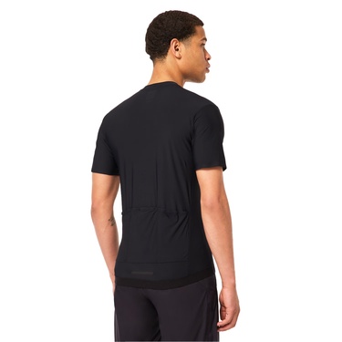  Oakley Point To Point 1/4 Zip Jersey Erkek Siyah Tişört