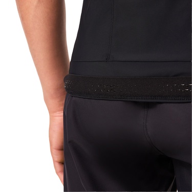  Oakley Point To Point 1/4 Zip Jersey Erkek Siyah Tişört