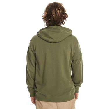  Quiksilver Circle Up Hoodie Erkek Yeşil Sweatshirt