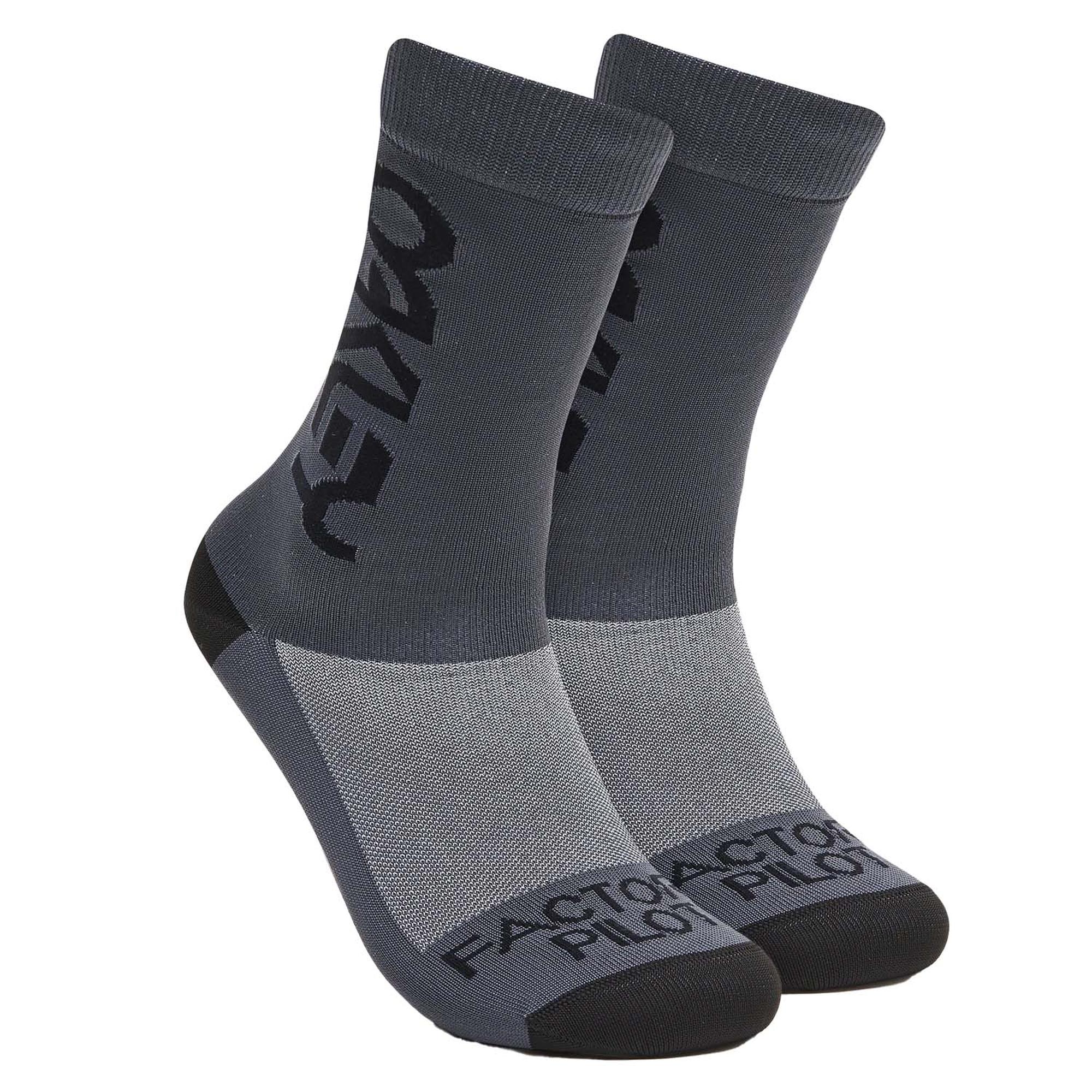 Oakley Factory Pilot Mtb Socks Erkek Gri Çorap