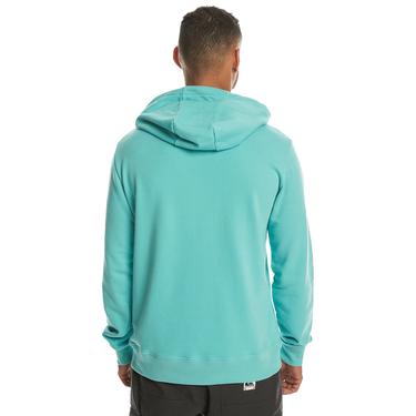  Quiksilver Circle Up Hoodie Erkek Mavi Sweatshirt