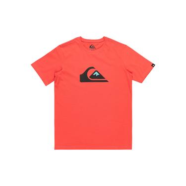  Quiksilver Comp Logo Yth Erkek Çocuk Kırmızı Tişört