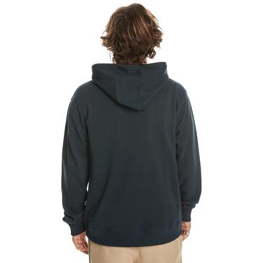  Quiksilver Erkek Sweatshirt Circle Up Lacivert Kapüşonlu