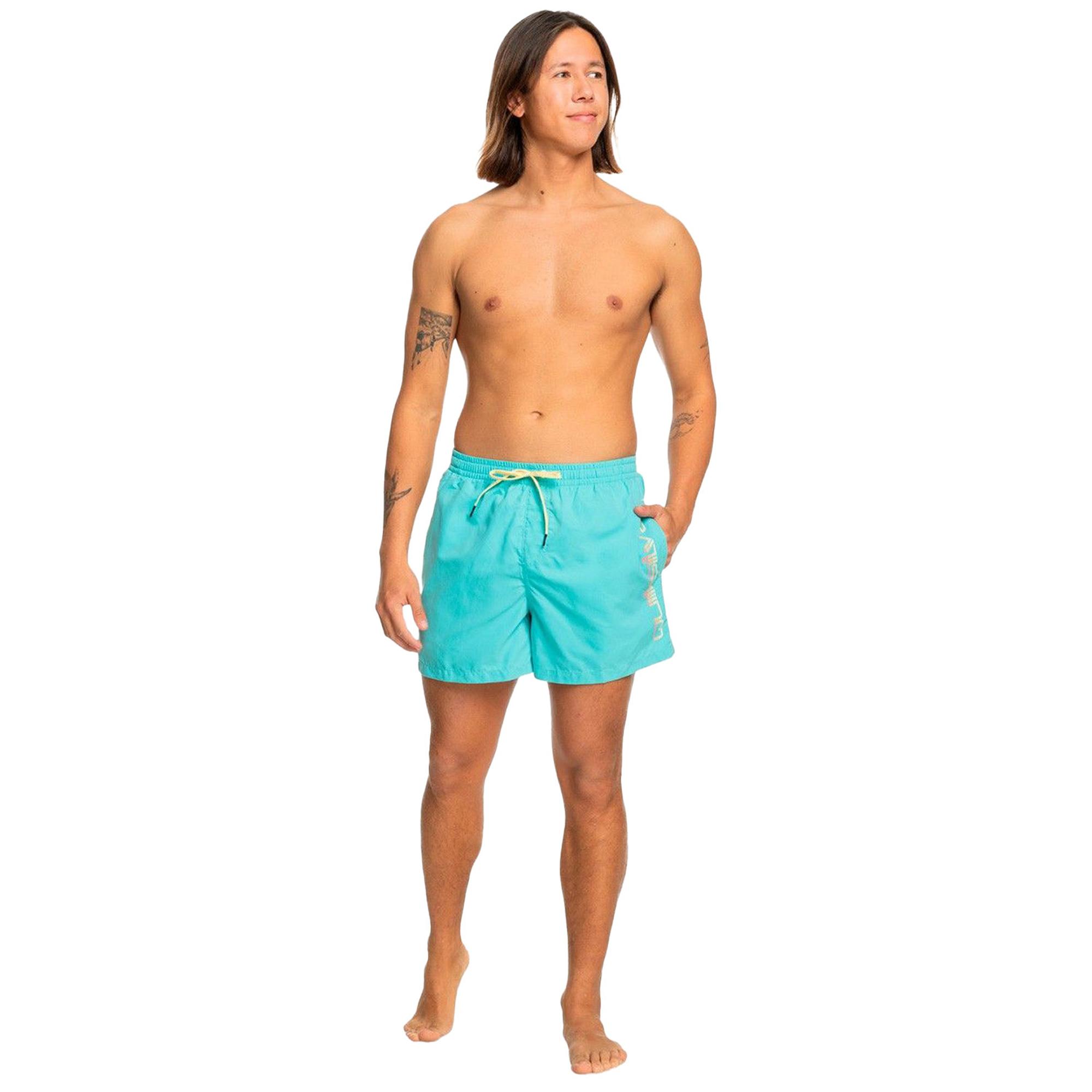 Quiksilver Behind Waves Erkek Mavi Volley Short