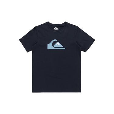  Quiksilver Comp Logo Yth Erkek Çocuk Mavi Tişört