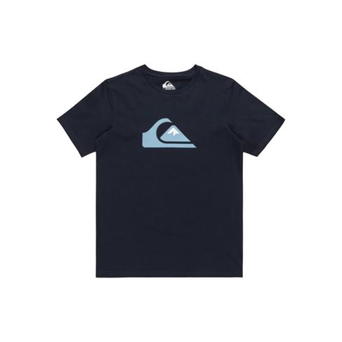  Quiksilver Comp Logo Yth Erkek Çocuk Mavi Tişört
