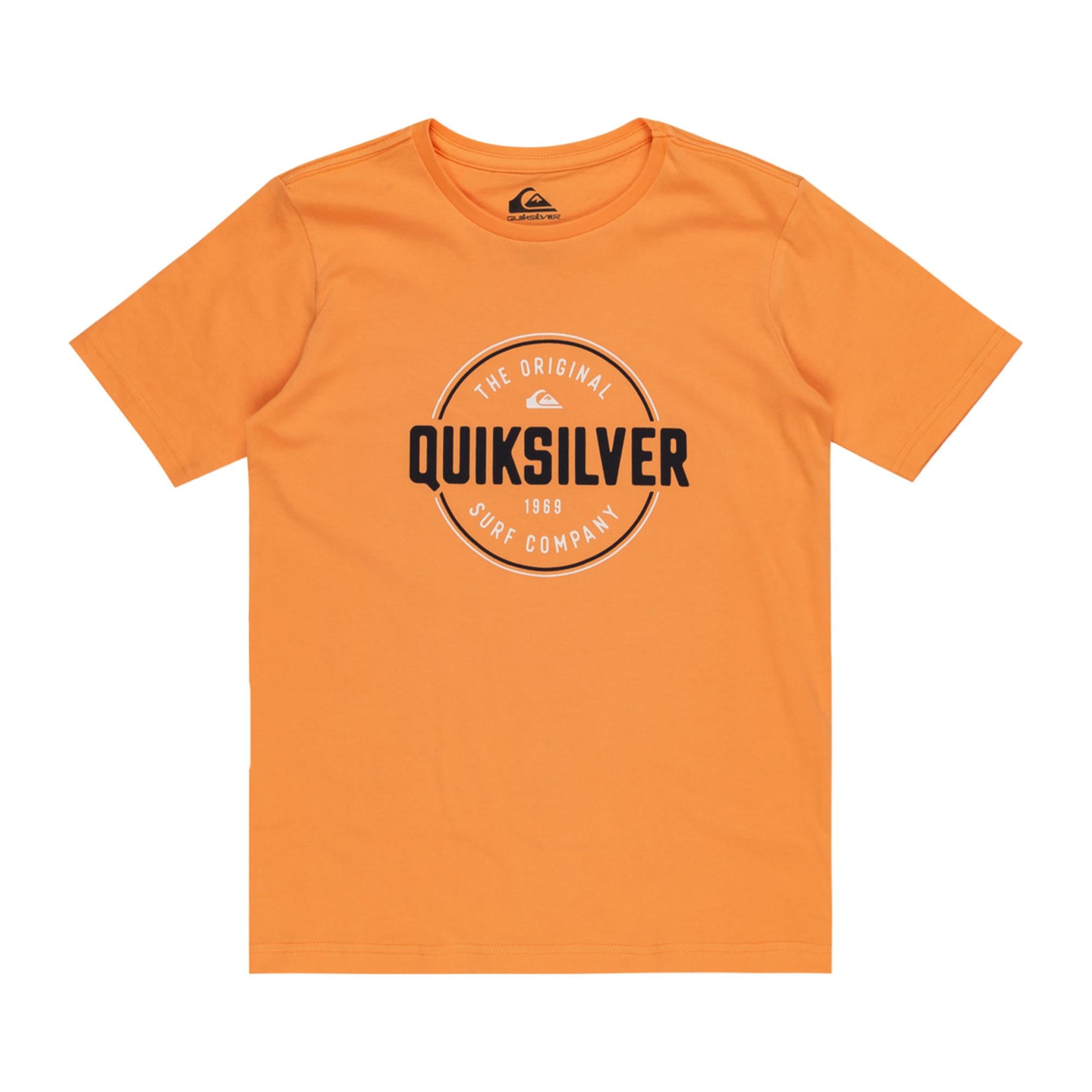 Quiksilver Circle Up Youth Erkek Çocuk Turuncu Tişört