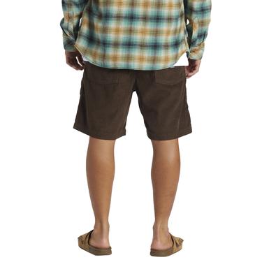  Quiksilver Surf Fatigue Cord Erkek Kahverengi Walkshort