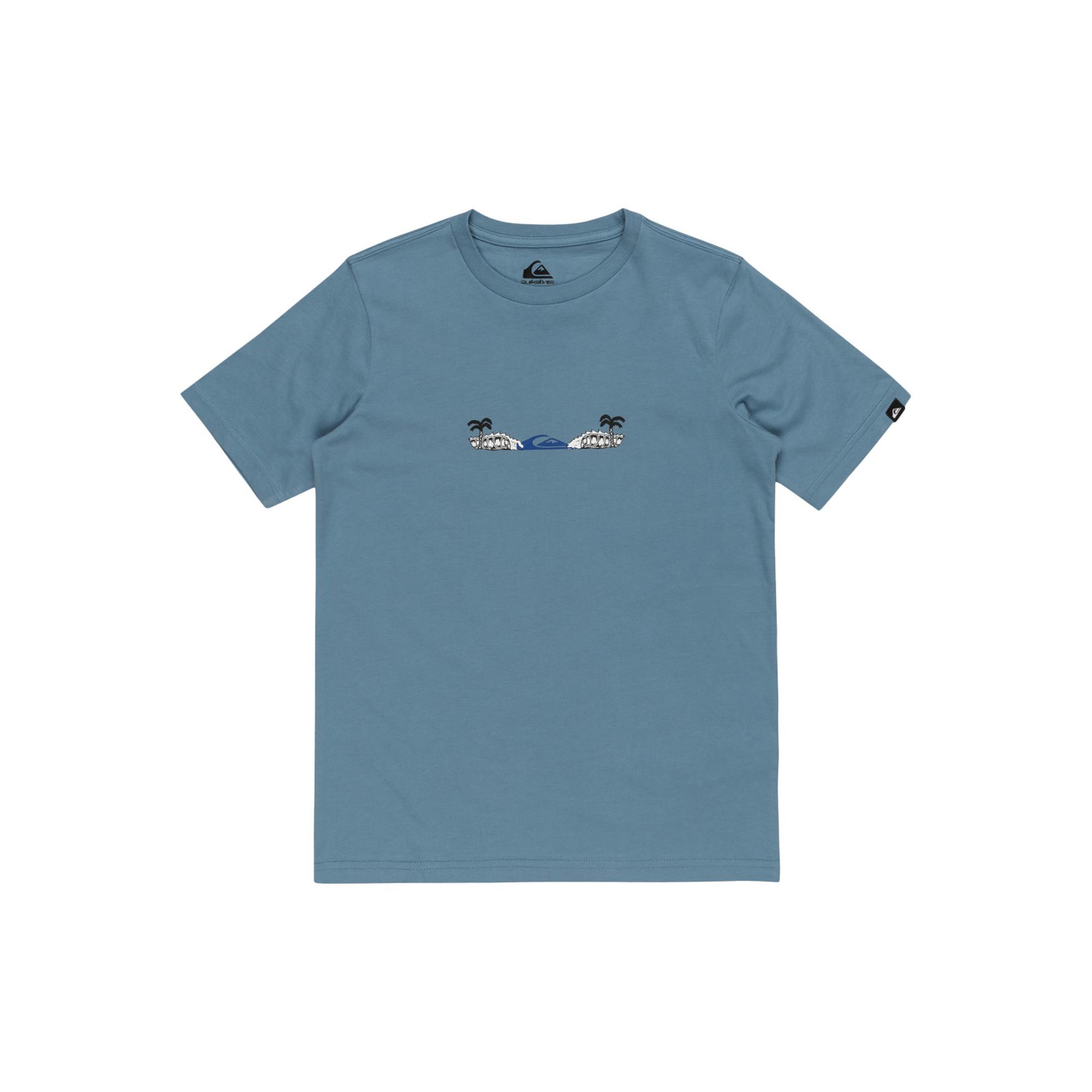 Quiksilver Surf Core Youth Erkek Çocuk Mavi Tişört