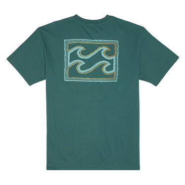  Billabong Crayon Wave Ss Erkek Çocuk Yeşil Tişört