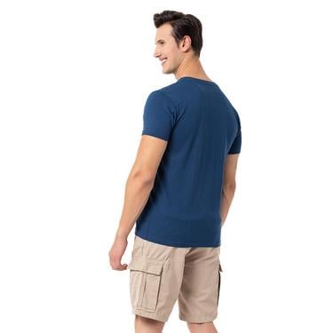  Routefield Tj Erkek Mavi Tişört