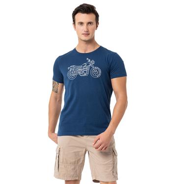  Routefield Tj Erkek Mavi Tişört