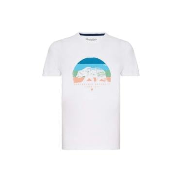  Routefield Tone Erkek Beyaz Tişört