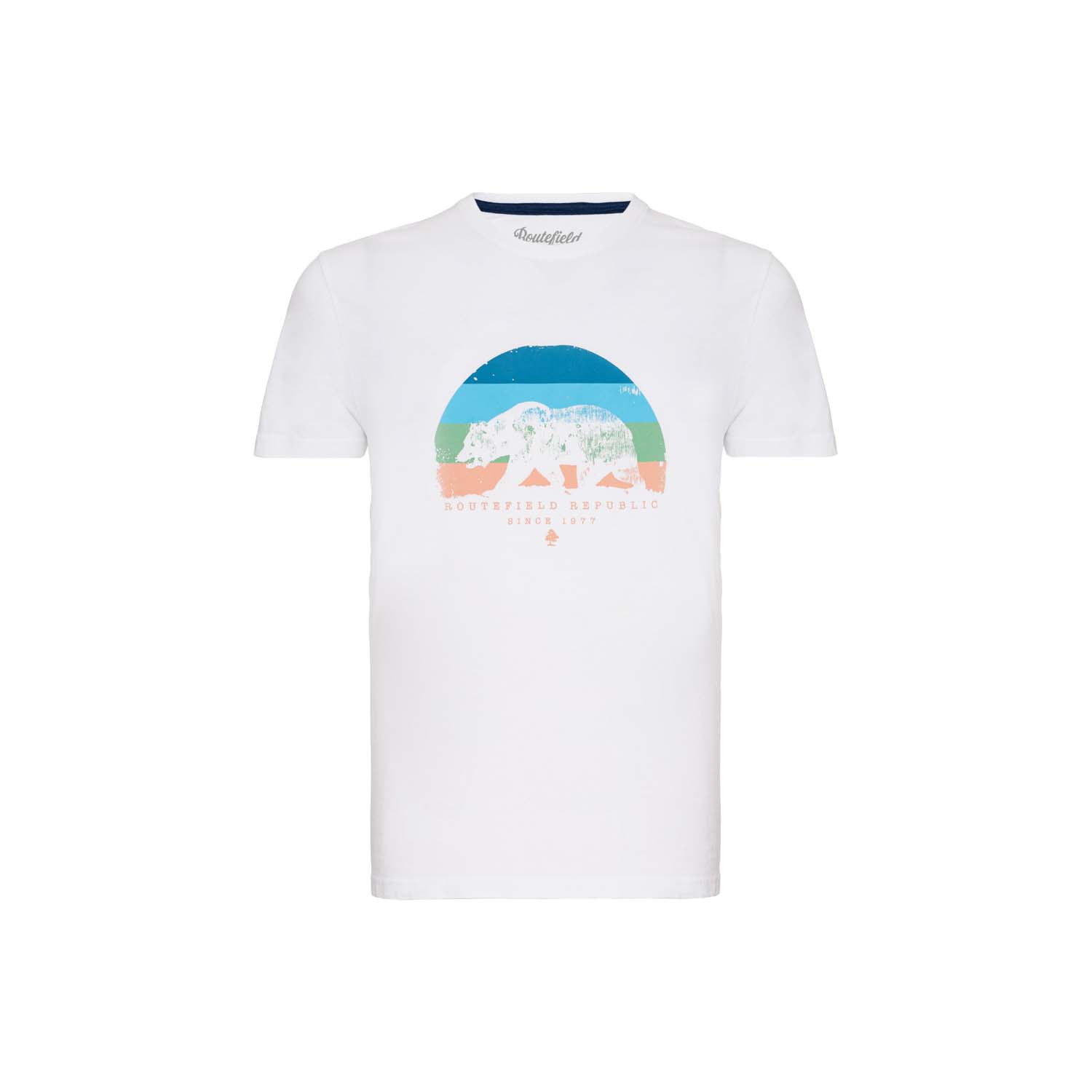  Routefield Tone Erkek Beyaz Tişört