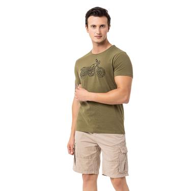  Routefield Tj Erkek Yeşil Tişört