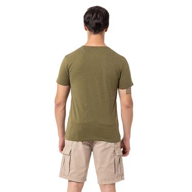  Routefield Tj Erkek Yeşil Tişört