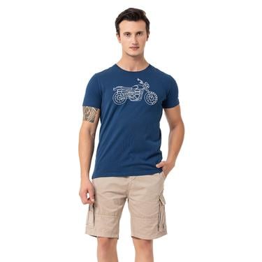  Routefield Tj Erkek Mavi Tişört