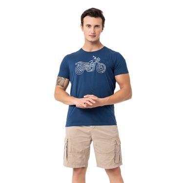  Routefield Tj Erkek Mavi Tişört