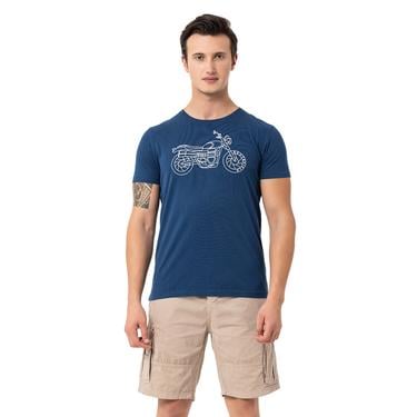  Routefield Tj Erkek Mavi Tişört