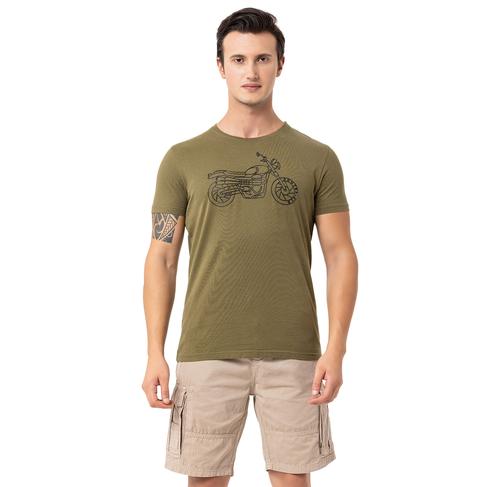  Routefield Tj Erkek Yeşil Tişört