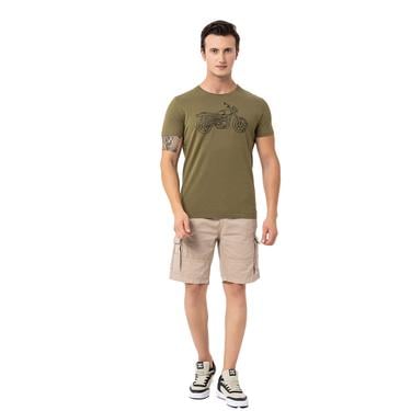  Routefield Tj Erkek Yeşil Tişört