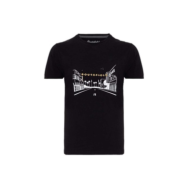  Routefield Tied Erkek Siyah Tişört