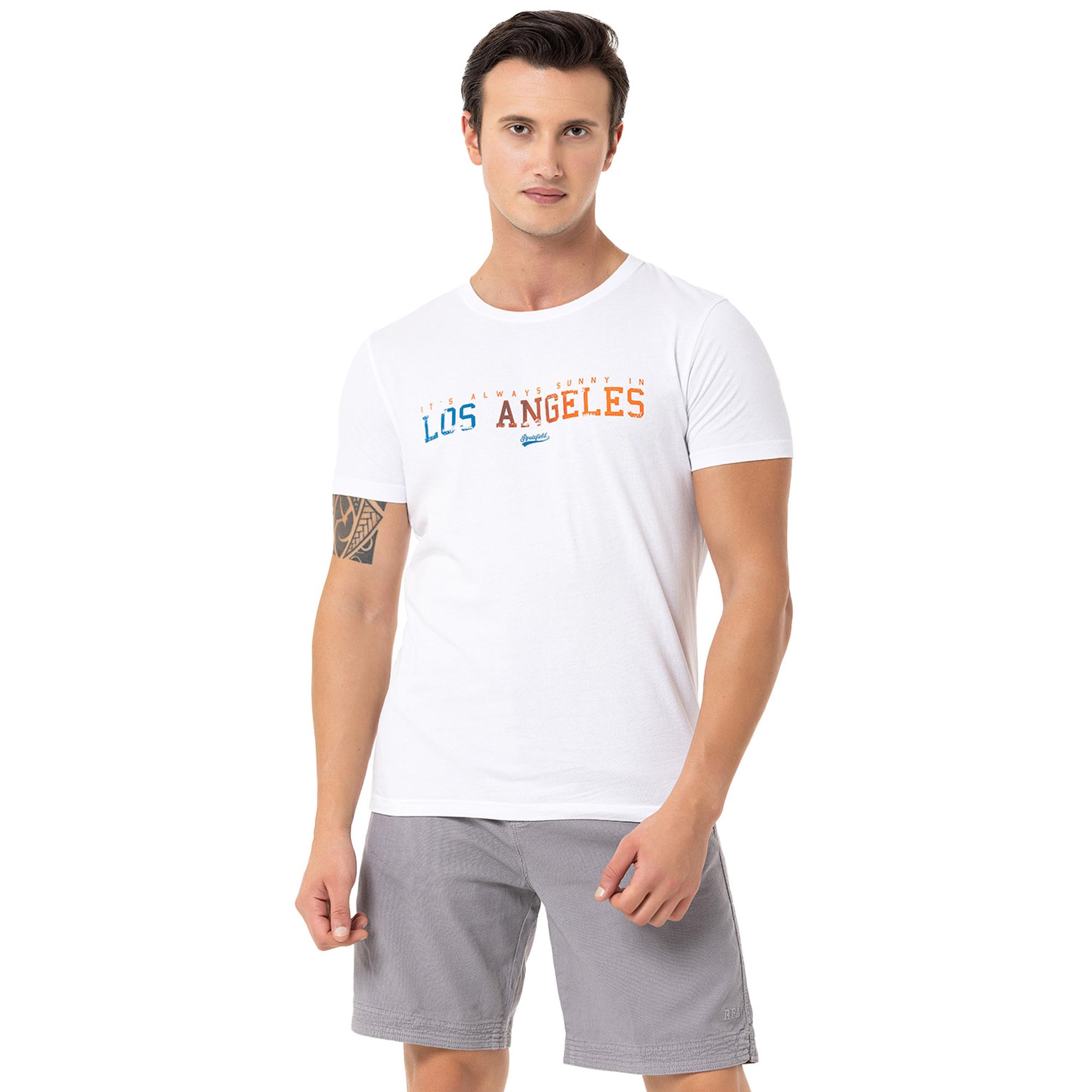 Routefield Term Erkek Beyaz Tişört