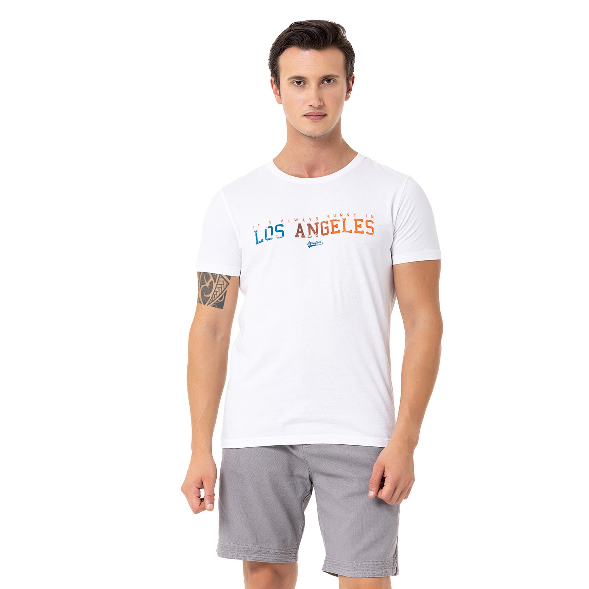 Routefield Term Erkek Beyaz Tişört