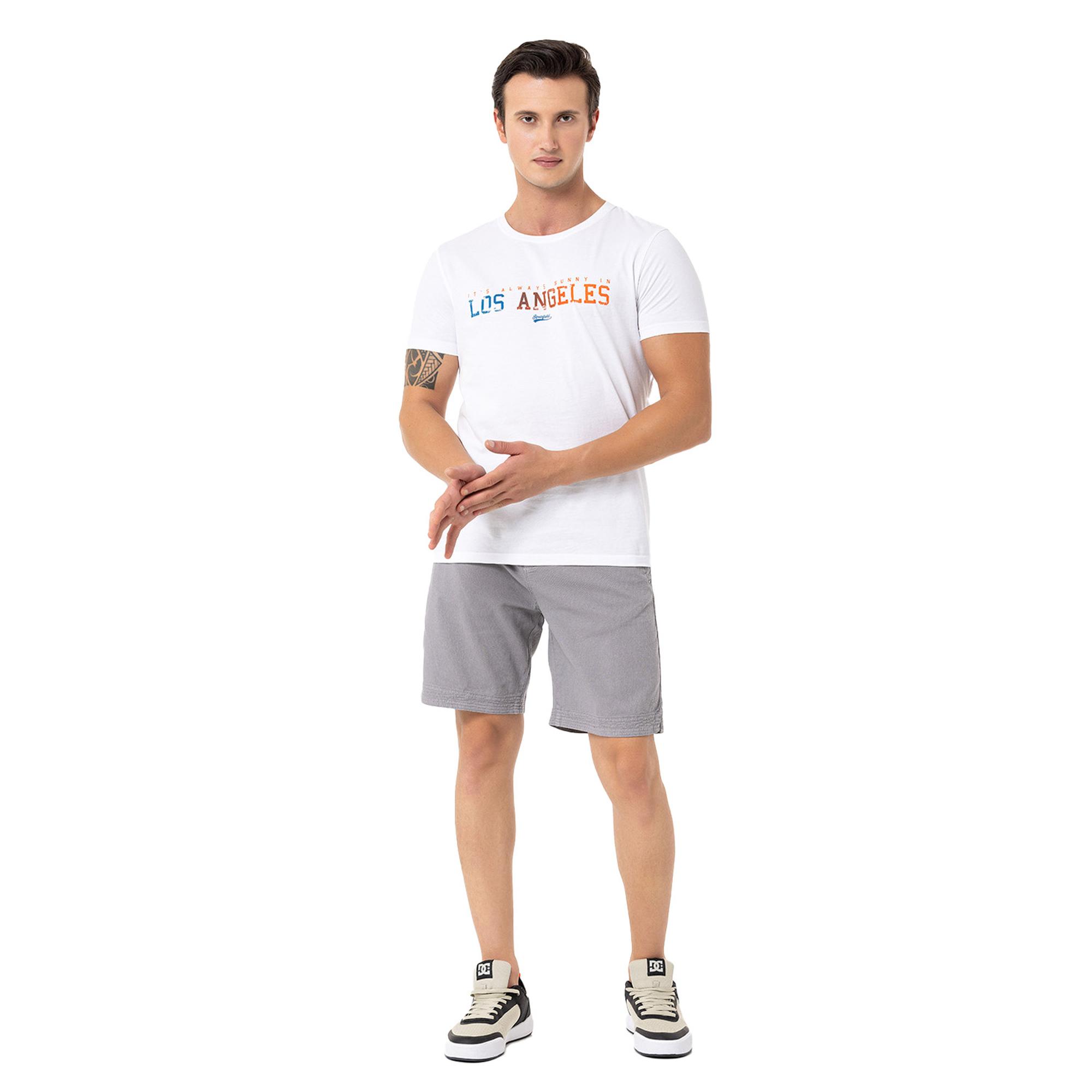 Routefield Term Erkek Beyaz Tişört