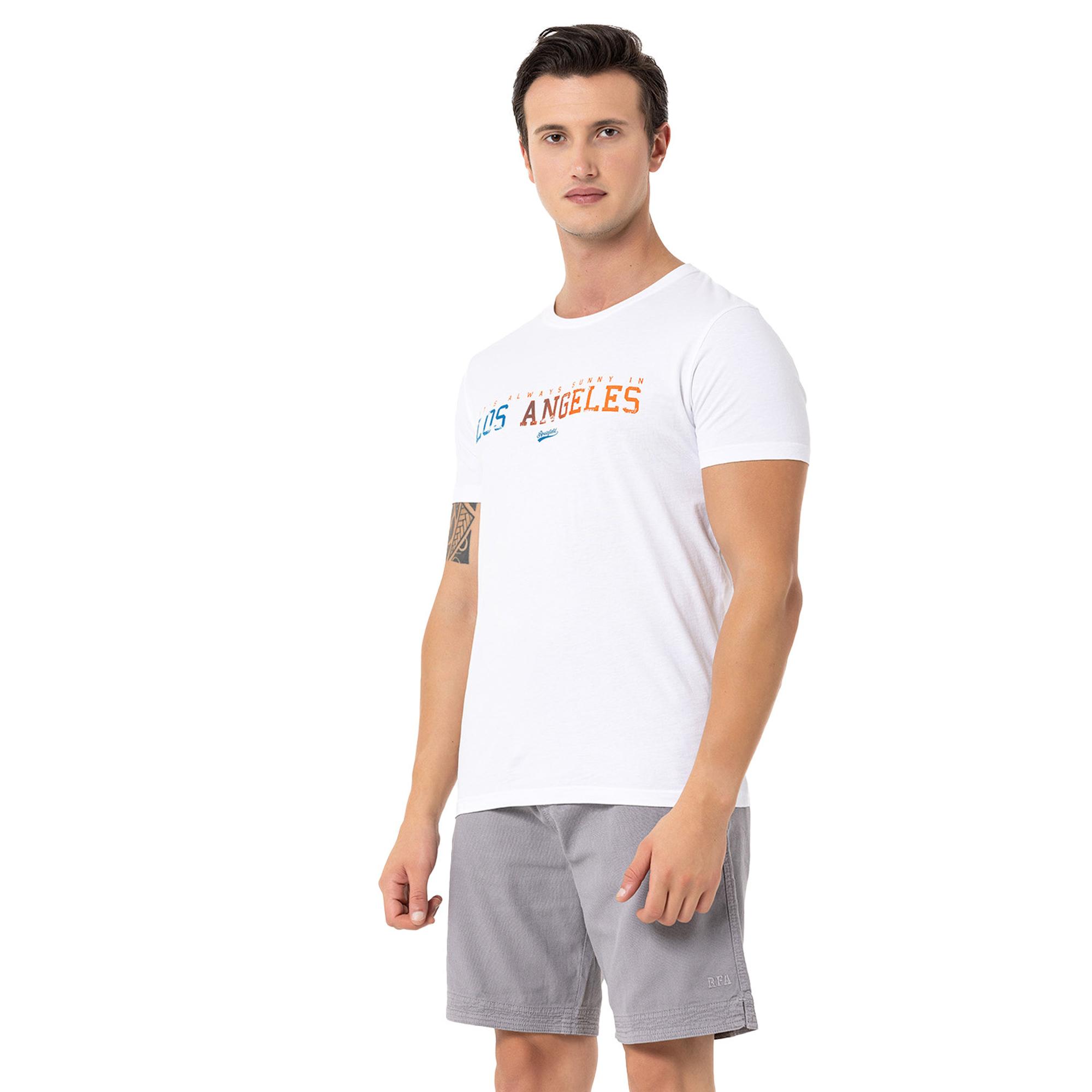 Routefield Term Erkek Beyaz Tişört