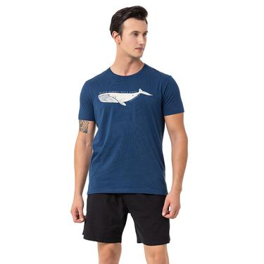  Routefield Tail Erkek Mavi Tişört