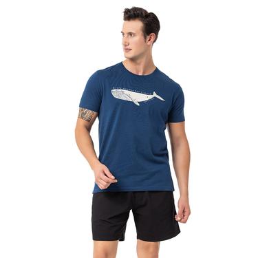  Routefield Tail Erkek Mavi Tişört