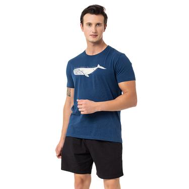  Routefield Tail Erkek Mavi Tişört