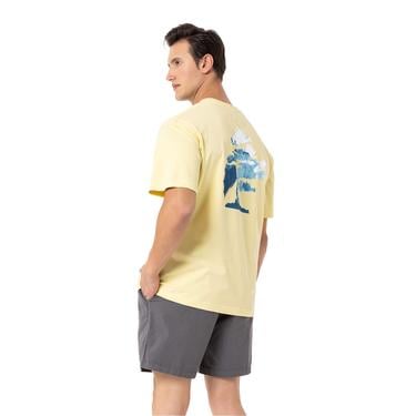  Routefield Typo Erkek Sarı Tişört