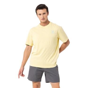  Routefield Typo Erkek Sarı Tişört