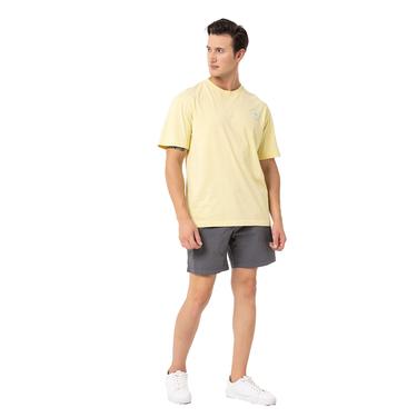  Routefield Typo Erkek Sarı Tişört