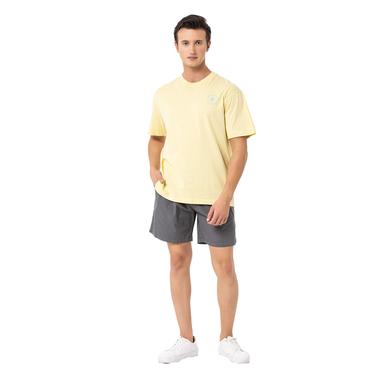  Routefield Typo Erkek Sarı Tişört