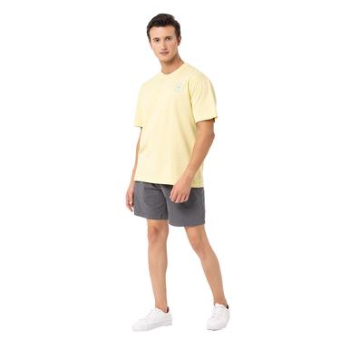  Routefield Typo Erkek Sarı Tişört