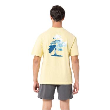  Routefield Typo Erkek Sarı Tişört