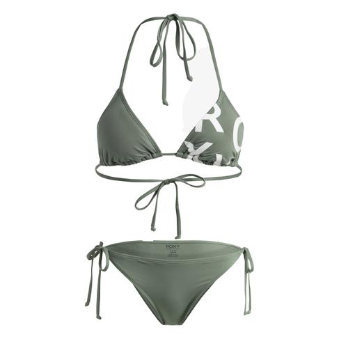  Roxy Sd Be Cl Tiki Tri Reg Ts Set Kadın Yeşil Bikini