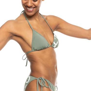  Roxy Sd Be Cl Tiki Tri Reg Ts Set Kadın Yeşil Bikini