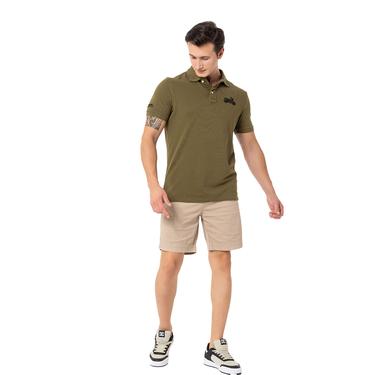  Routefield Pads Erkek Yeşil Polo Tişört